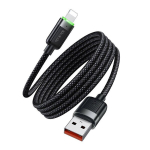 MCDODO laadija USB-Lightning-kaabel iPhone'i kiirlaadimiseks 1M LED-iga