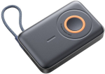 Akupank V&auml;line aku Joyroom "JR-PBM02 3in1" must 10000mAh (Wireless Charge 15W)