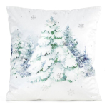 Eurofirany dekoratiivne padjap&uuml;&uuml;r CHP 348, 45x45 cm, valge/roheline