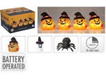Halloweeni LED-vanik taimeriga, 30 cm