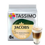 Tassimo kohvikapslid Jacobs Latte Macchiato Vanilla, 8tk