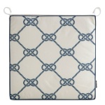 Eurofirany dekoratiivpadi Garden 17B, 42x42 cm, sinine/valge