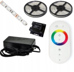 Led Rgb riba komplekt 10m, puutetundlik kontroller, toiteplokk