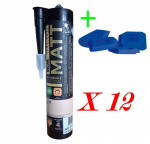Wim matt silikoon Matt 1/32 132 300ml neutraalne beež klaas gres + plaadid