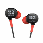 PowerA Wired Earbuds for Nintendo Switch 2- Black