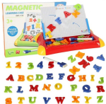 Classroom Magnetiline joonistamistahvel, t&auml;hestik ja numbrid. Komplekt &bdquo;Numbrid ja t&auml;hed esimesse klassi&ldquo;, punane, 55 tk.