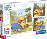 Pusle Karupoeg Puhhi seiklustega Clementoni Winnie the Pooh, 25063, 3&times;48 tk.