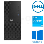 Dell 3050 Tower I3-7100 8GB 256SSD +160GB HDD W10P uuendatud