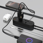 Seinale paigaldatav laadija 30W GaN USB-A USB-C A27TEU
