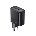 Toiteadapter - Havit UCLE001 30W Must Havit UCLE001 USB-A1/A2 ja USB-C hub, EL