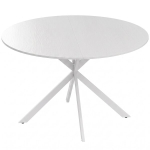 &Uuml;mmargune s&ouml;&ouml;gilaud 4 inimesele, 120 cm, valge