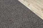 Klaasipuhasti libisemisvastane 100 cm MAGNUS 1951 Zigzag v&auml;line, sisemine, kummist - beež, 100x380 cm