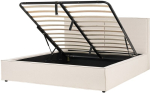 MOISSAC 180 x 200 cm bežž bed with storage