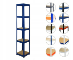 Metallist riiul Helios Hnn 213x45x45, 5 riiulit, 175 kg/riiul