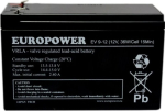 EUROPOWER EMU BATTERY 12V 9AH VRLA/EV9-12 T2