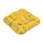 Patio tooli istepadi Ellen, 38x38 cm, kollane/hall