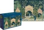 Puzzle 1000 pusle loomad linnud paabulinnud lilled aed palee Interdruk