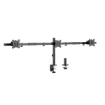 Monitori hoidja Equip monitori lauakinnitus 17"-32"/3TFT 360&deg; H.verst. 7Kg must lite Retail