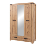 Kapp Mortiz peegliga 3D2S, 137x60x210 cm, pruun