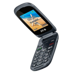 Telefon SPC Harmony - Mobiiltelefon eakatele, Suured nupud, SOS-nupp, otsem&auml;lud, Laadimisjalats, Must