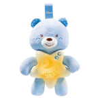 Helendav m&auml;ngukaru Chicco Goodnight Bear First Dreams, sinine