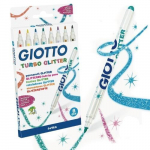 Viltpliiatsid Fila Giotto Turbo Glitter 8-v&auml;rvi