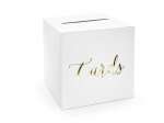 Pulmasoovide karp Cards gold 24x24x24cm