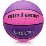 Korvpalli pall METEOR LAYUP, suurus 4, lilla/roosa