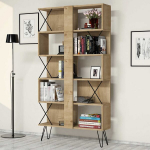 Eraldiseisev riiul Kalune Design Extra, helepruun/must