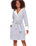 Naiste hommikumantel 7059 Grey Melange