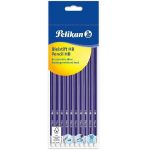 Harilikud pliiatsid Pelikan - HB, kustukummiga, 10 tk