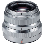 Fujinon XF 35mm f/2 R WR, silver