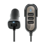 Auto lādētāji Forever Universal PC-01 car charger (4 x USB 5 8 A) for passengers Black 5900495674111 FPC-01BLK (5900495674111)