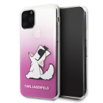 Telefoni&uuml;mbris Karl Lagerfeld KLHCN58CFNRCPI iPhone 11 Pro hardcase pink Choupette Fun