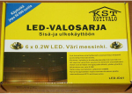 LED saunavalgustid 6 x 0,2 W