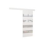 Uks ni&scaron;ile ADRK Furniture Milou 86, valge