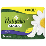 H&uuml;gieenilised pakendid Naturella Night, 14 tk