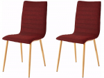 2 tooli komplekt Notio Living Porter, punane
