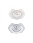 S&uuml;mmeetriline silikoonist lutt Canpol Babies Royal Baby, 0-6 kuud, 2 tk, 22/650, sinine