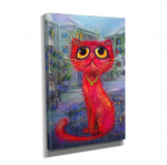 Reproduktsioon Kass koos ripatsiga