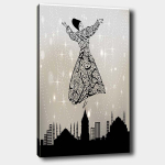 Pilt l&otilde;uendil Tants t&auml;htede seas