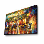 Reproduktsioon Misty cafe (Leonid Afremov)
