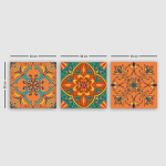 Kolmeosaline reproduktsioon Ornamendid