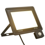 LED prožektor 100W sensoriga, Juoda