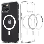 Telefoni &uuml;mbris silikoonist sobib Apple iPhone 13 Mini, l&auml;bipaistev
