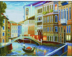 Ristpistes tikkimiskomplekt "&Otilde;htu Veneetsias", 35 x 27, RTO