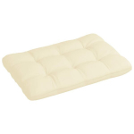 vidaXL euroalustest diivani padi, kreemjas 120 x 80 x 10 cm