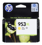 Tint HP 953XL, kollane | 1600 lk | HP OfficeJet Pro 8210/8218/8710/8715/8720/8725 F6U18AE