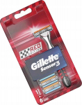 Raseerija Gillette Sensor 3 Red Edition + raseerimispead