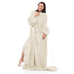 Decoking pleed varrukate ja taskutega Lazy Snug, beež - erinevad suurused